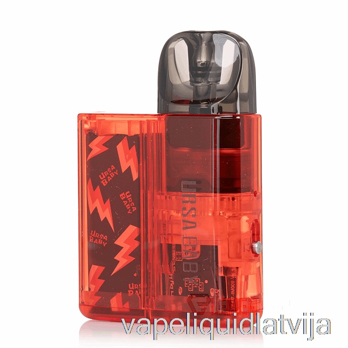 Pazudis Vape Ursa Baby 18w Pod System Sarkans Dzidrs Vape šķidrums